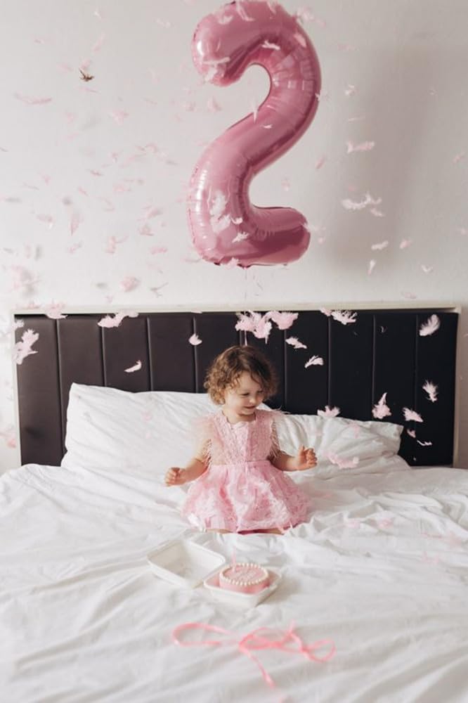 Mluchee 40-Inch Pearl Pink Number 9 Balloon for Parties