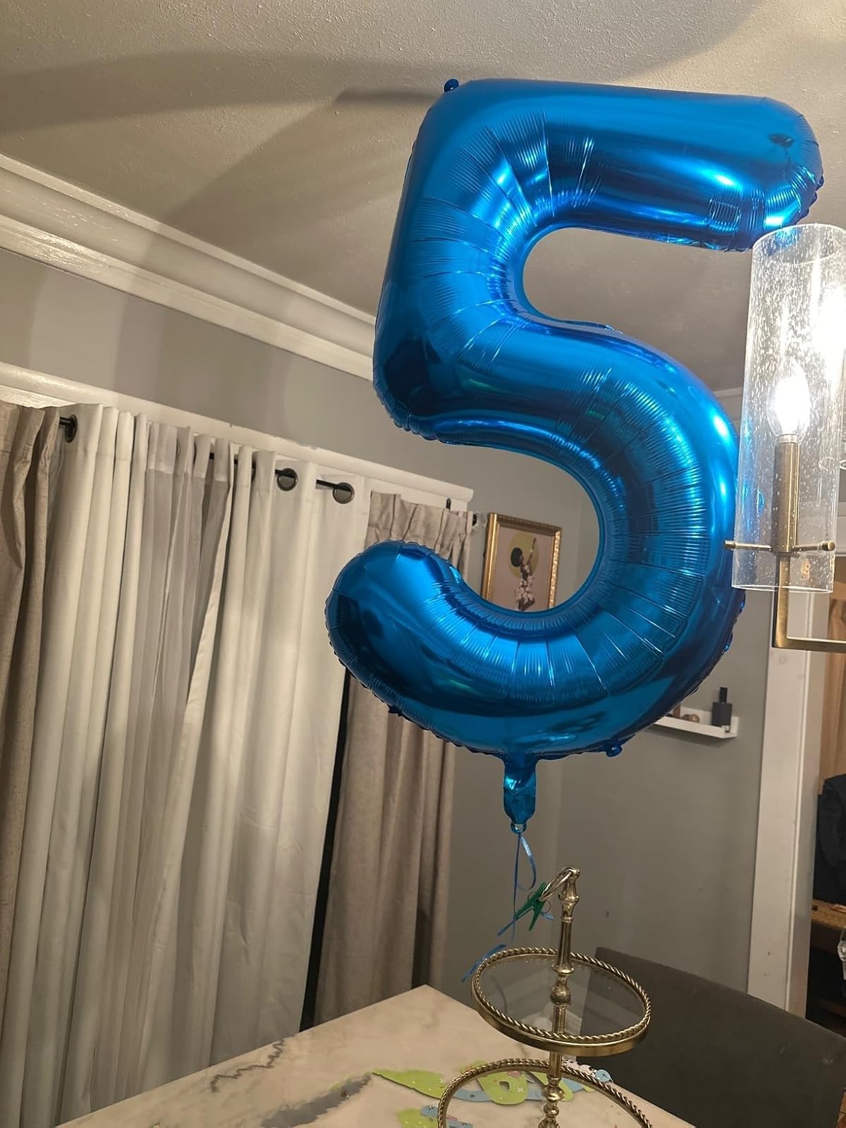 Mluchee 40-Inch Navy Blue Number 3 Balloon | Giant 3rd Birthday Party Decor