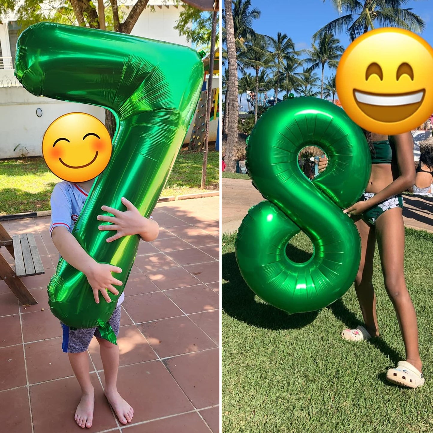 Mluchee 40-Inch Number 7 Balloon - Large 7 Birthday Decor for Engagement, Wedding, Graduation