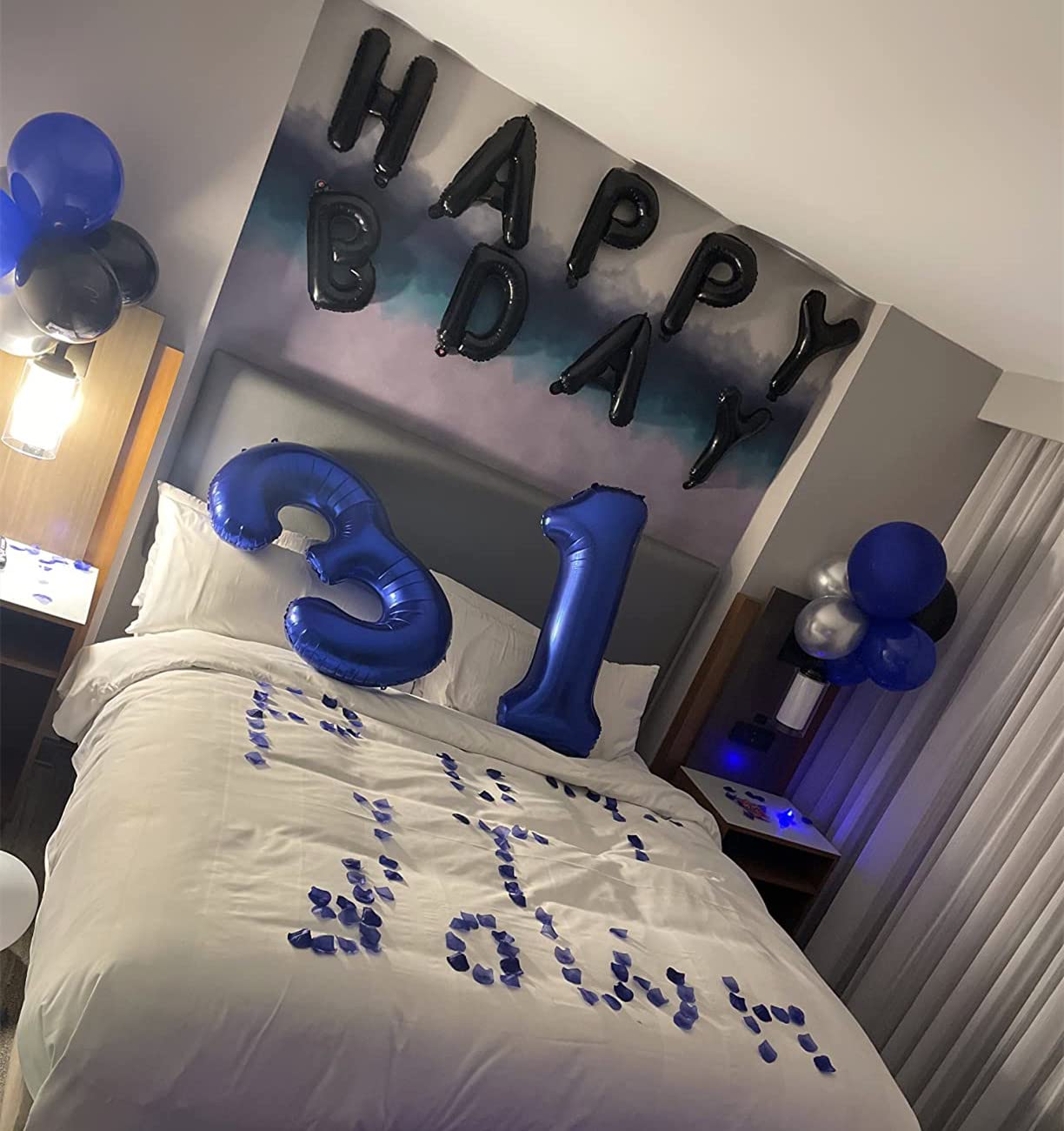 Mluchee 40-Inch Navy Blue Number 3 Balloon | Giant 3rd Birthday Party Decor