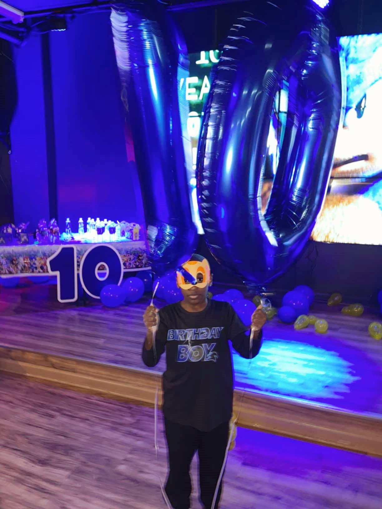 Mluchee 40-Inch Navy Number 0 Balloons for Birthday Parties & Celebrations