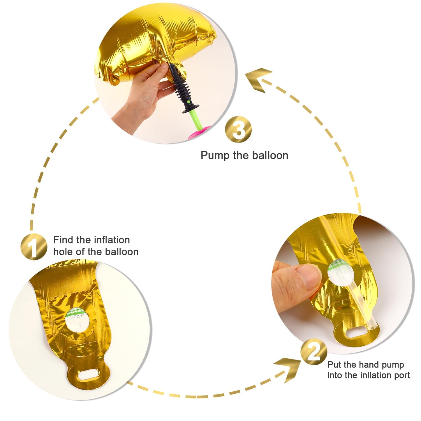 Mluchee 40-Inch Gold Number Balloons for 1st Birthday Parties