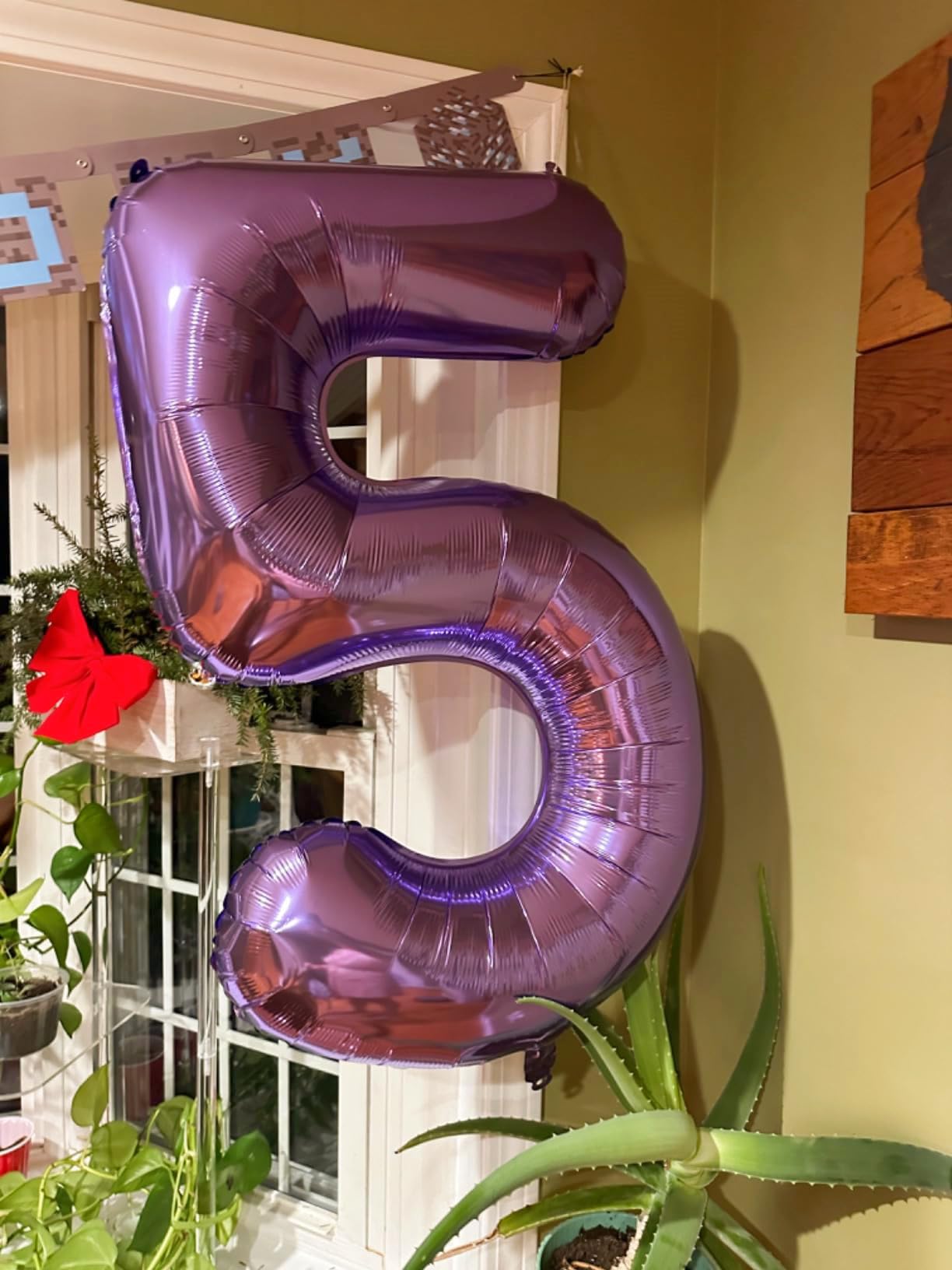 Mluchee 40-Inch Purple Numbers Balloon – Large Birthday & Wedding Decor (3, 13, 30, 31)