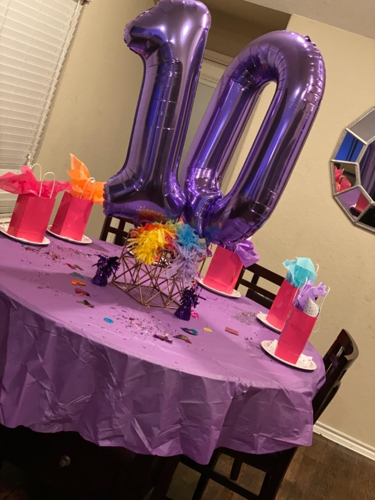 Mluchee 40-Inch Purple Numbers Balloon – Large Birthday & Wedding Decor (3, 13, 30, 31)