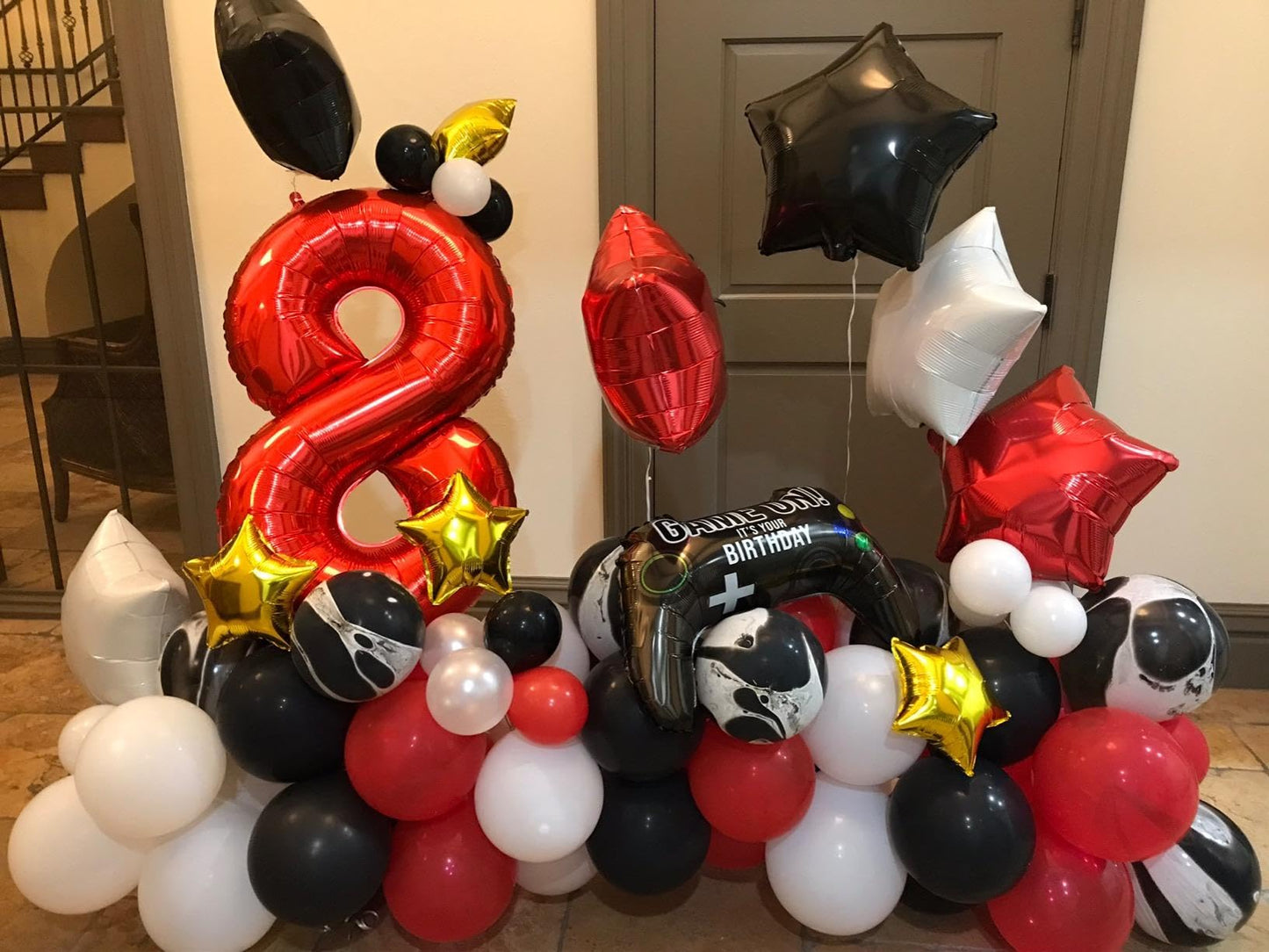 Mluchee Numbers Balloon 40inch Red – Large Birthday & Party Decor
