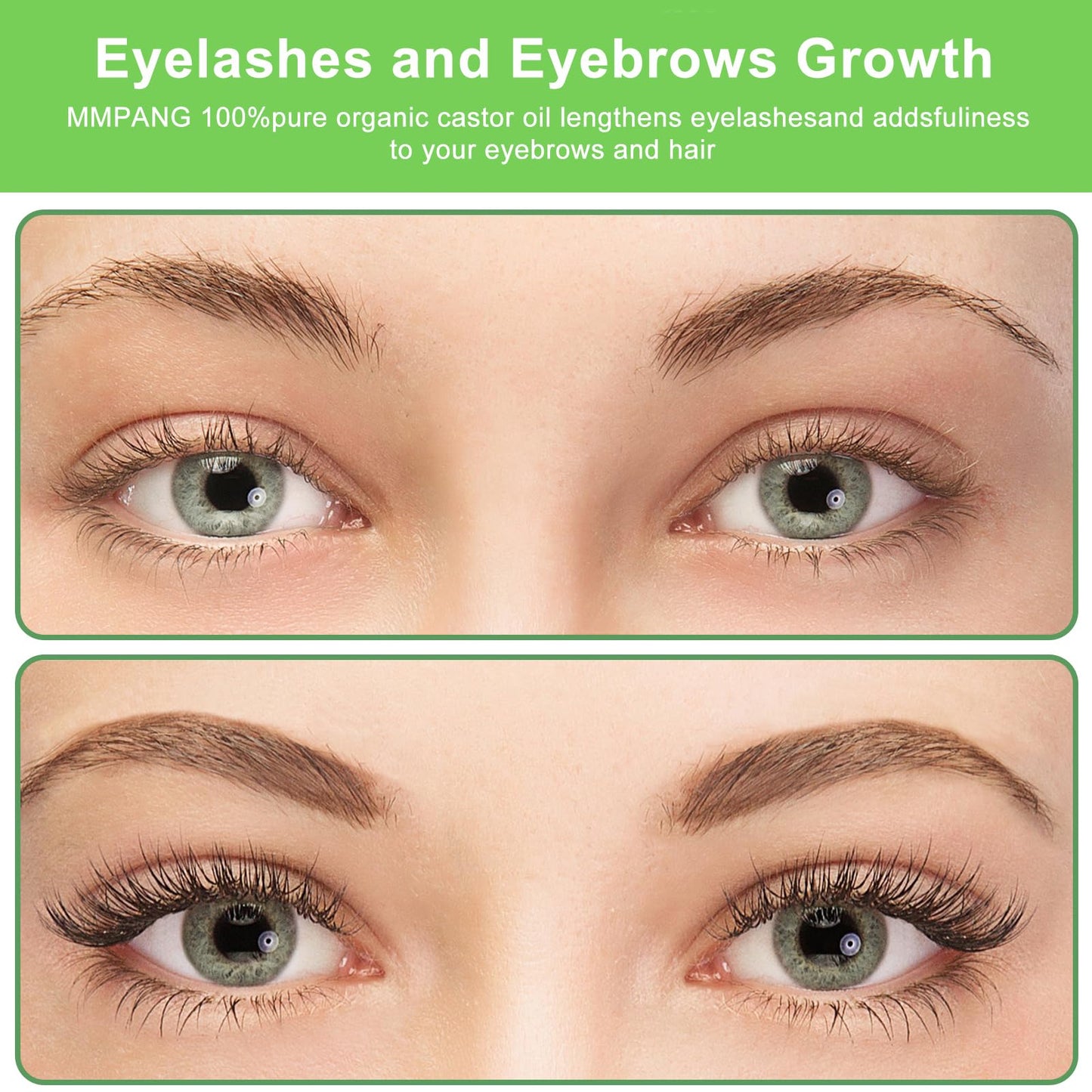 MMPANG Organic Castor Oil – 16.9oz, 100% Pure, Cold-Pressed, Hexane-Free