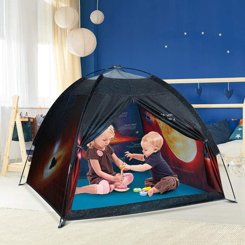 Mnagant Black Hole Play Tent – Space World Dome for Indoor/Outdoor Imaginative Play (47 x 47 x 43 in)