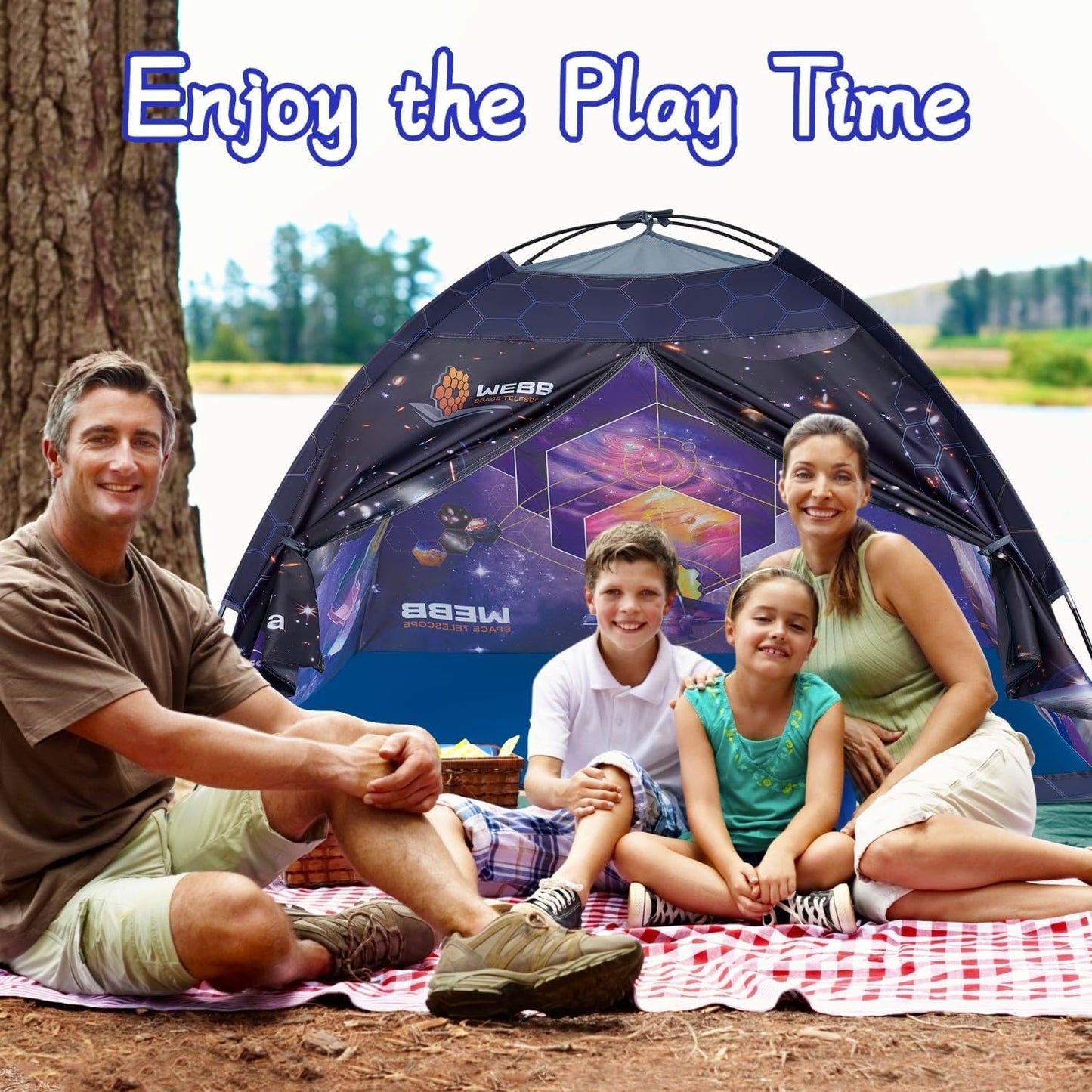 Mnagant James Webb Space Telescope Kids Play Tent — Indoor/Outdoor 61x61x45 in