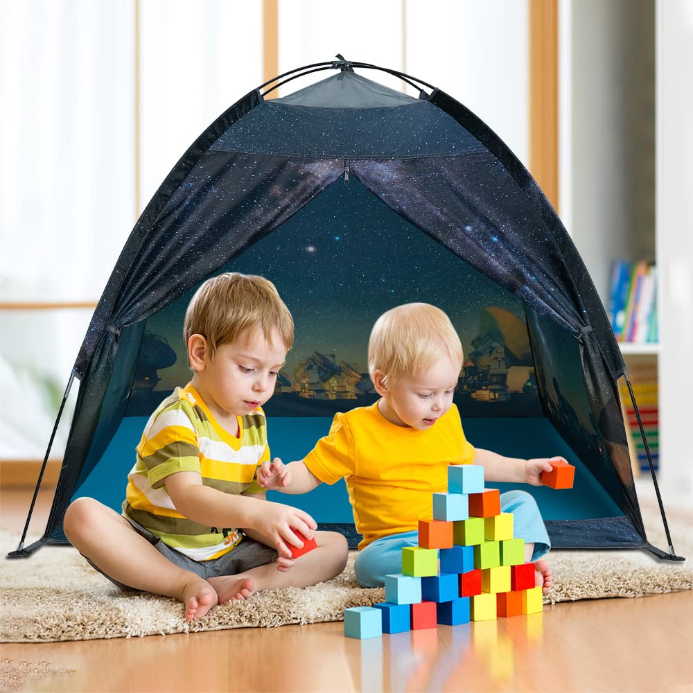 Mnagant Kids Play Tent – Starry Space World Dome, 47x47x43 inches