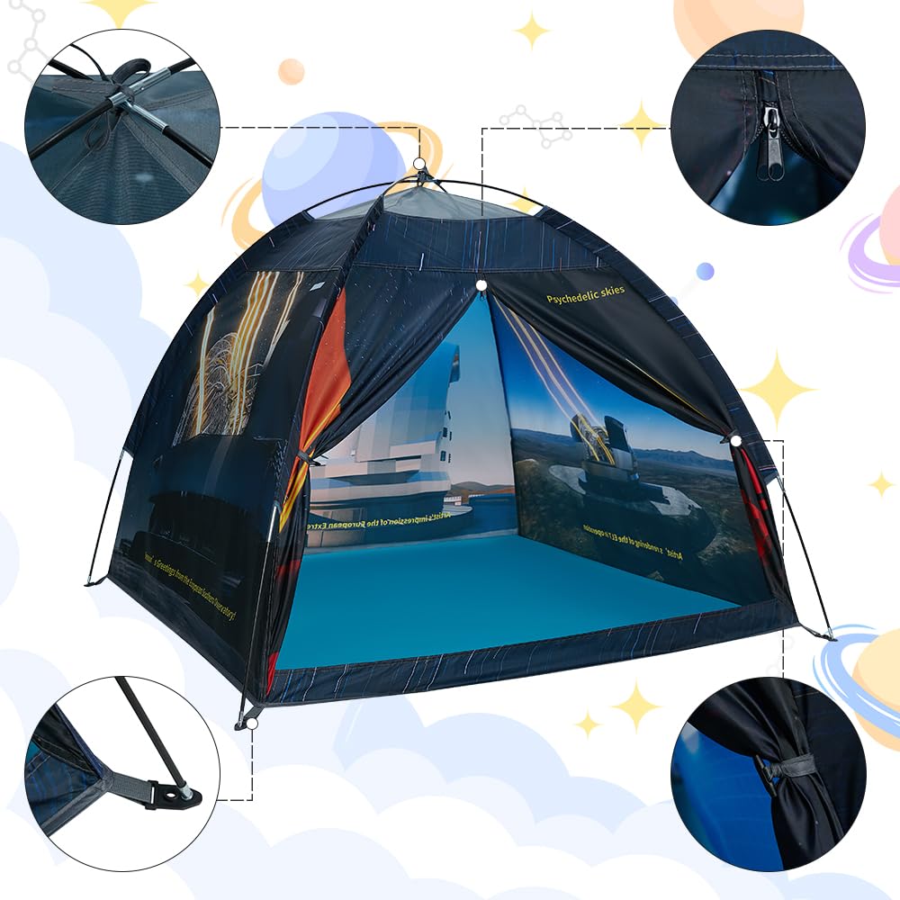 Mnagant Magnetic Kids Play Tent – 61x61x45 Observatory Space Dome