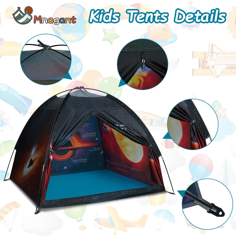 Mnagant Black Hole Play Tent – Space World Dome for Indoor/Outdoor Imaginative Play (47 x 47 x 43 in)