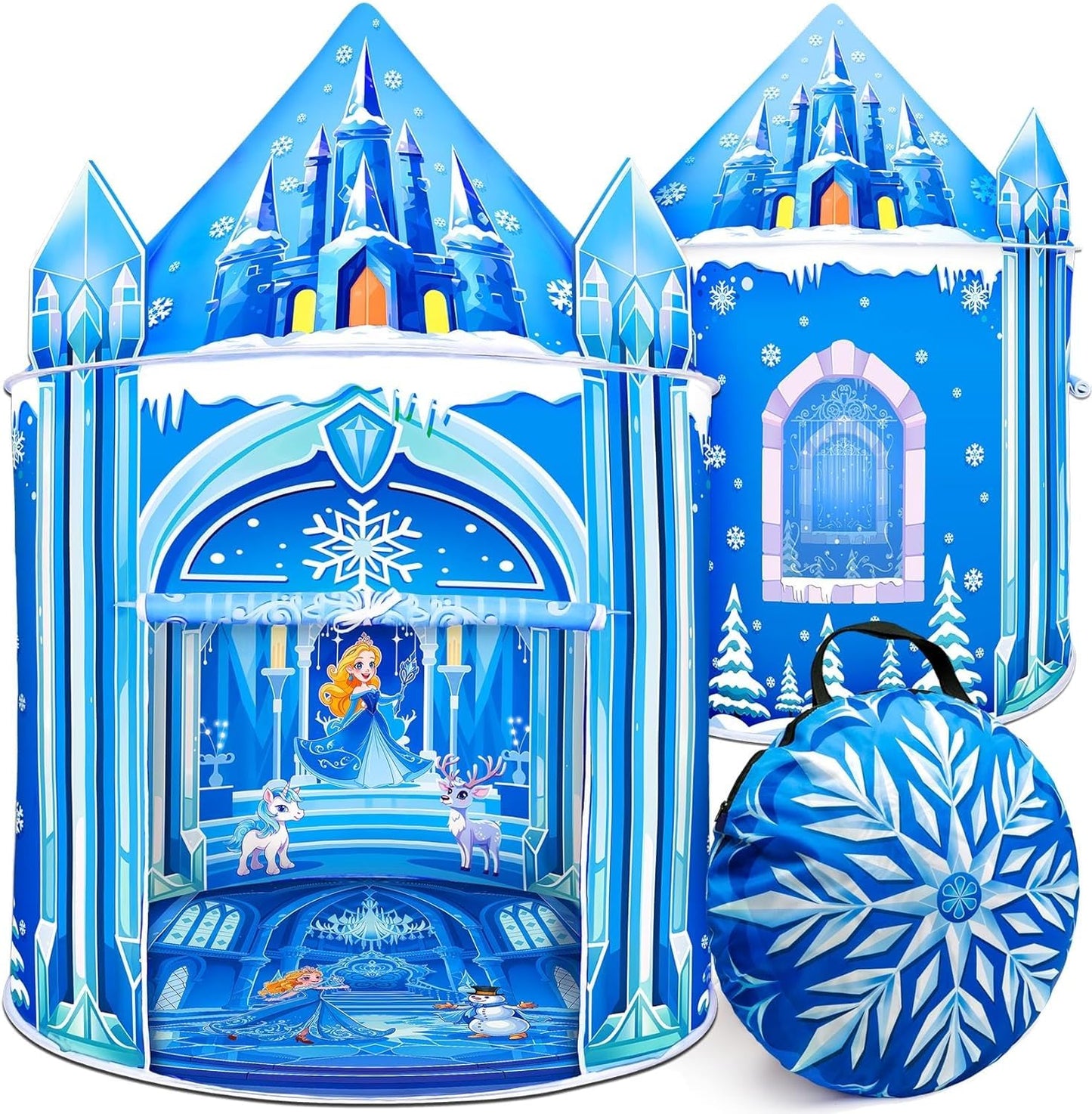 Mnagant Princess Play Tent – Ice Castle Playhouse for Indoor & Outdoor Fun (51" x 40")