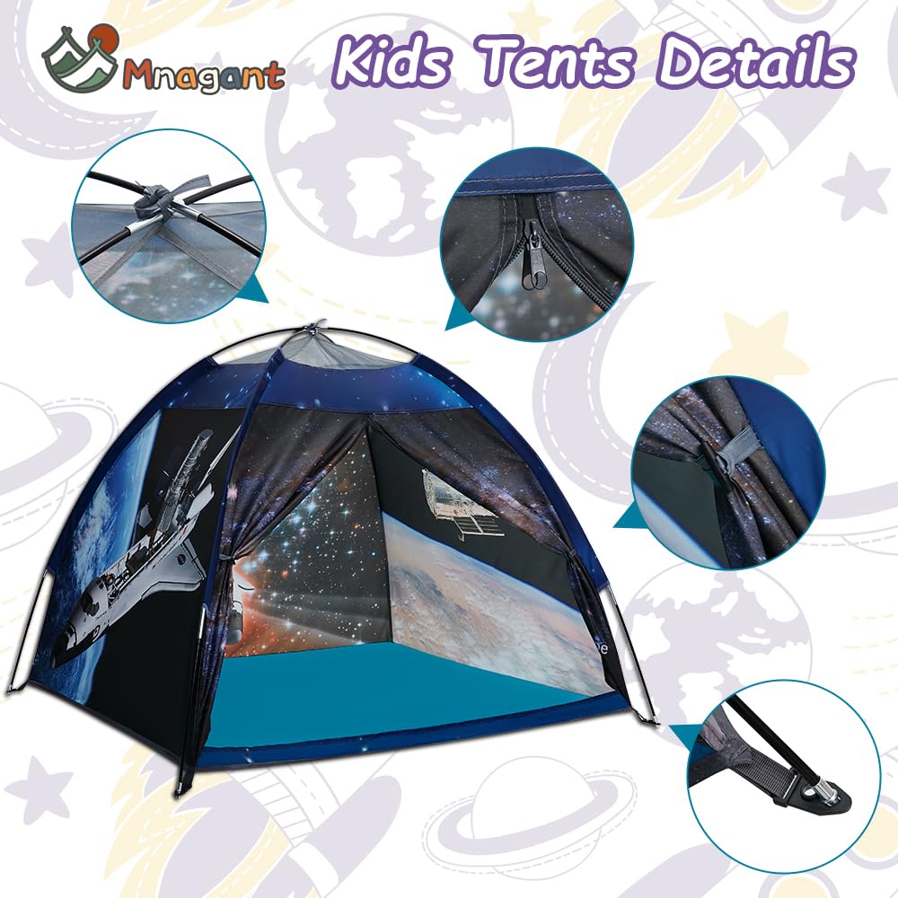 Mnagant Space Shuttle Atlantis Play Tent – Hubble Dome for Kids | Indoor Pop-Up Playhouse 47x47x43