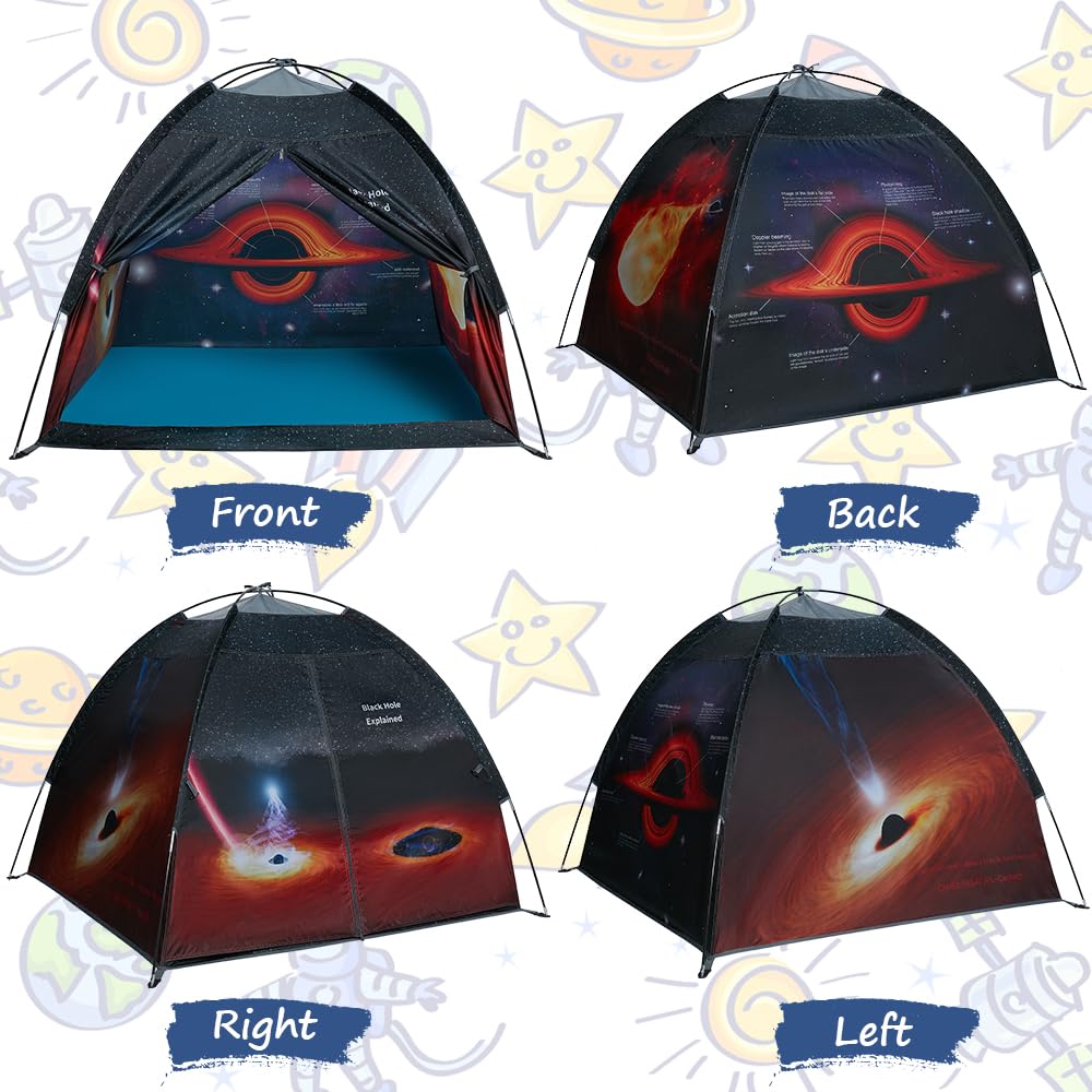 Mnagant Black Hole Play Tent – Space World Dome for Indoor/Outdoor Imaginative Play (47 x 47 x 43 in)
