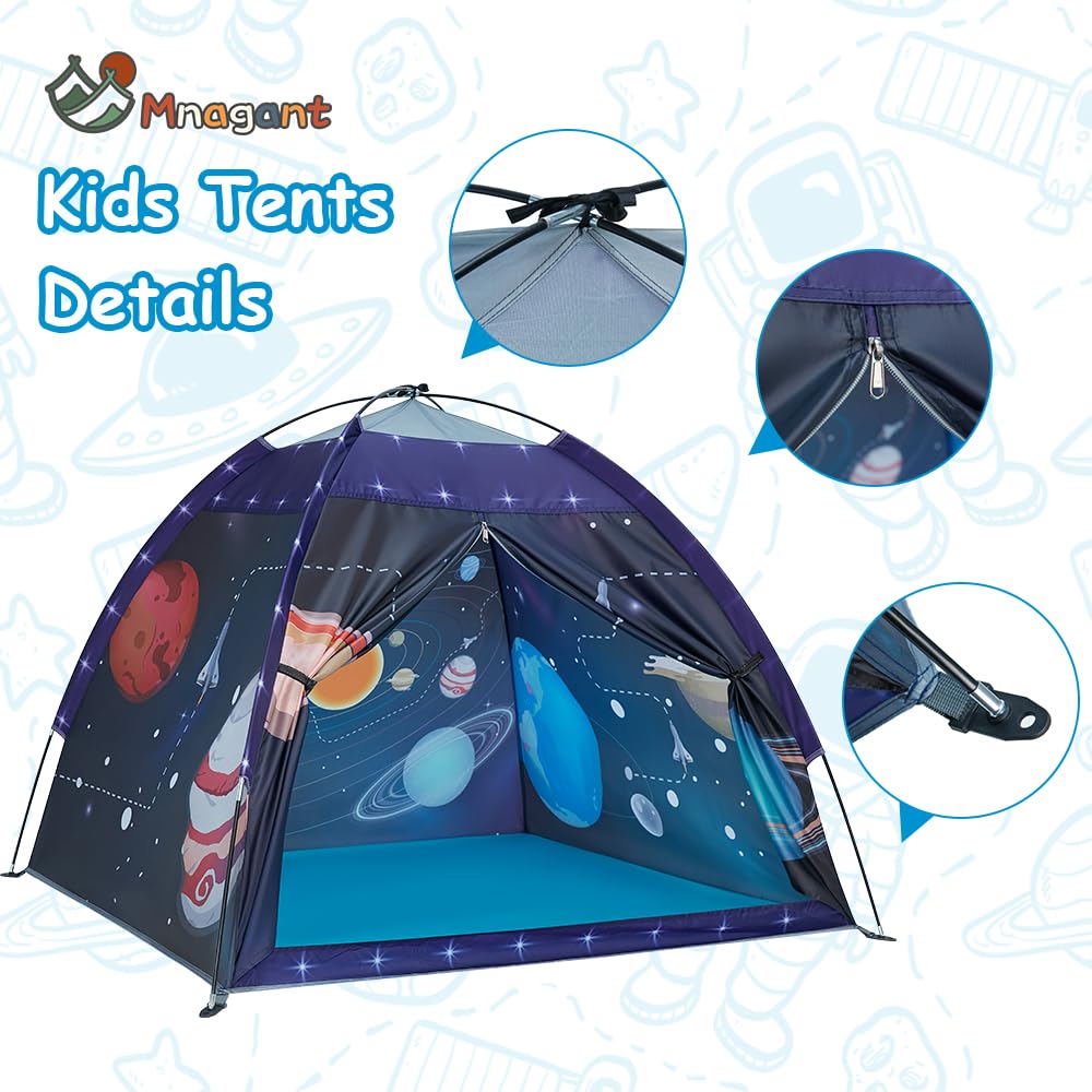 Mnagant Space World Play Tent – Galaxy Dome for Indoor/Outdoor Kids Play | 47 x 47 x 43 inches