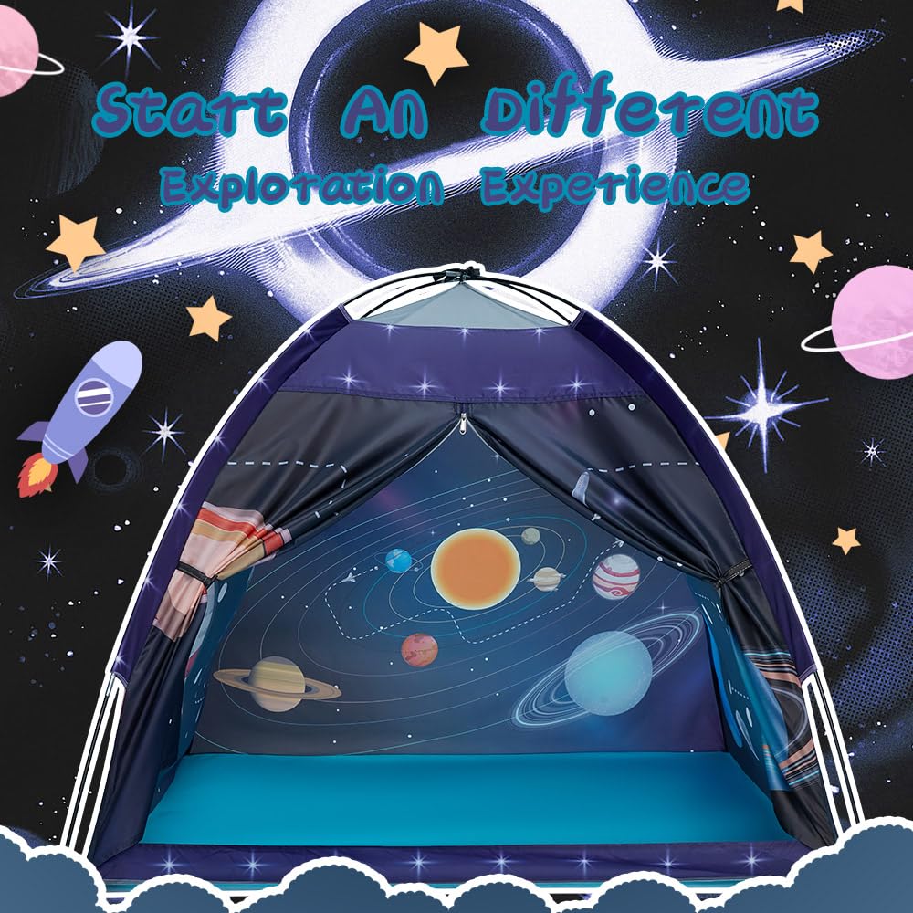 Mnagant Space World Play Tent – Galaxy Dome for Indoor/Outdoor Kids Play | 47 x 47 x 43 inches