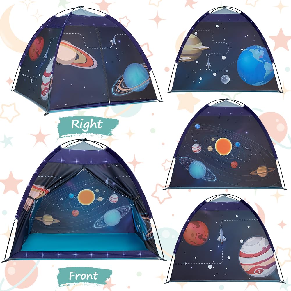 Mnagant Space World Play Tent – Galaxy Dome for Indoor/Outdoor Kids Play | 47 x 47 x 43 inches