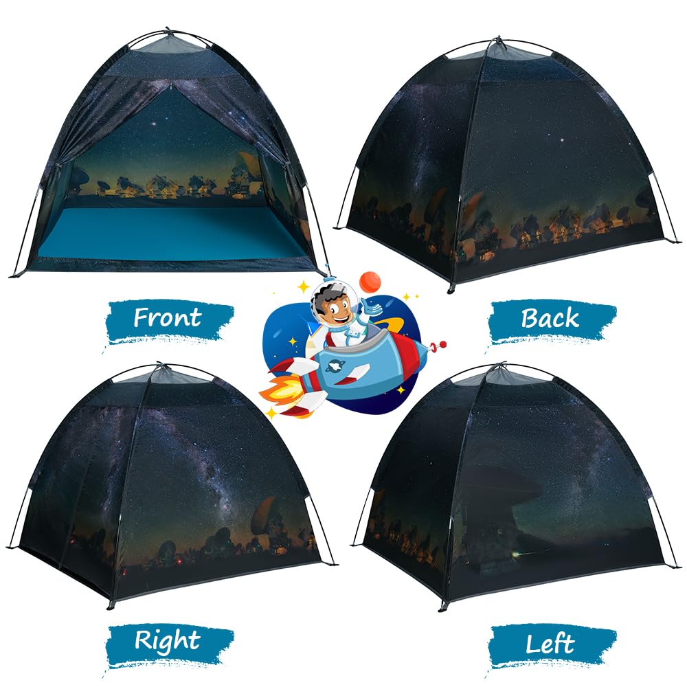 Mnagant Kids Play Tent – 61x61x45 in Galaxy Dome for Indoor/Outdoor Imaginative Play