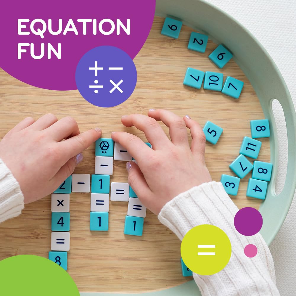 MÖBI Mobi Educational Math Game – Add Subtract Multiply & Divide in a Crossword Grid (Ages 8+)