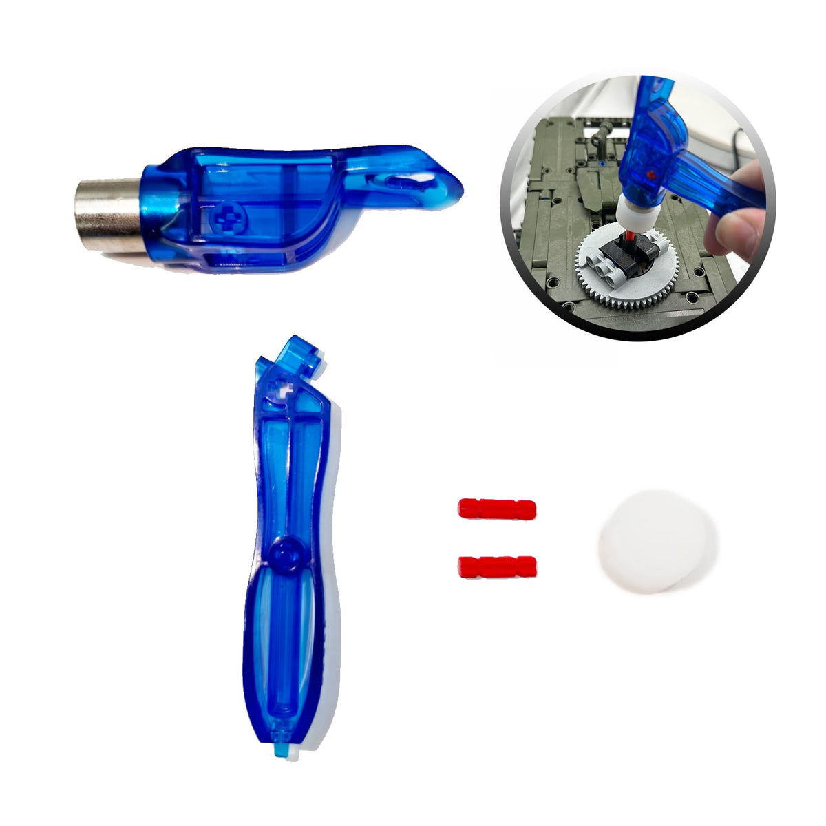 MOCBROPCS 4-in-1 Building Blocks Tool Kit – Pliers, Separator & Hammer for Technic Bricks