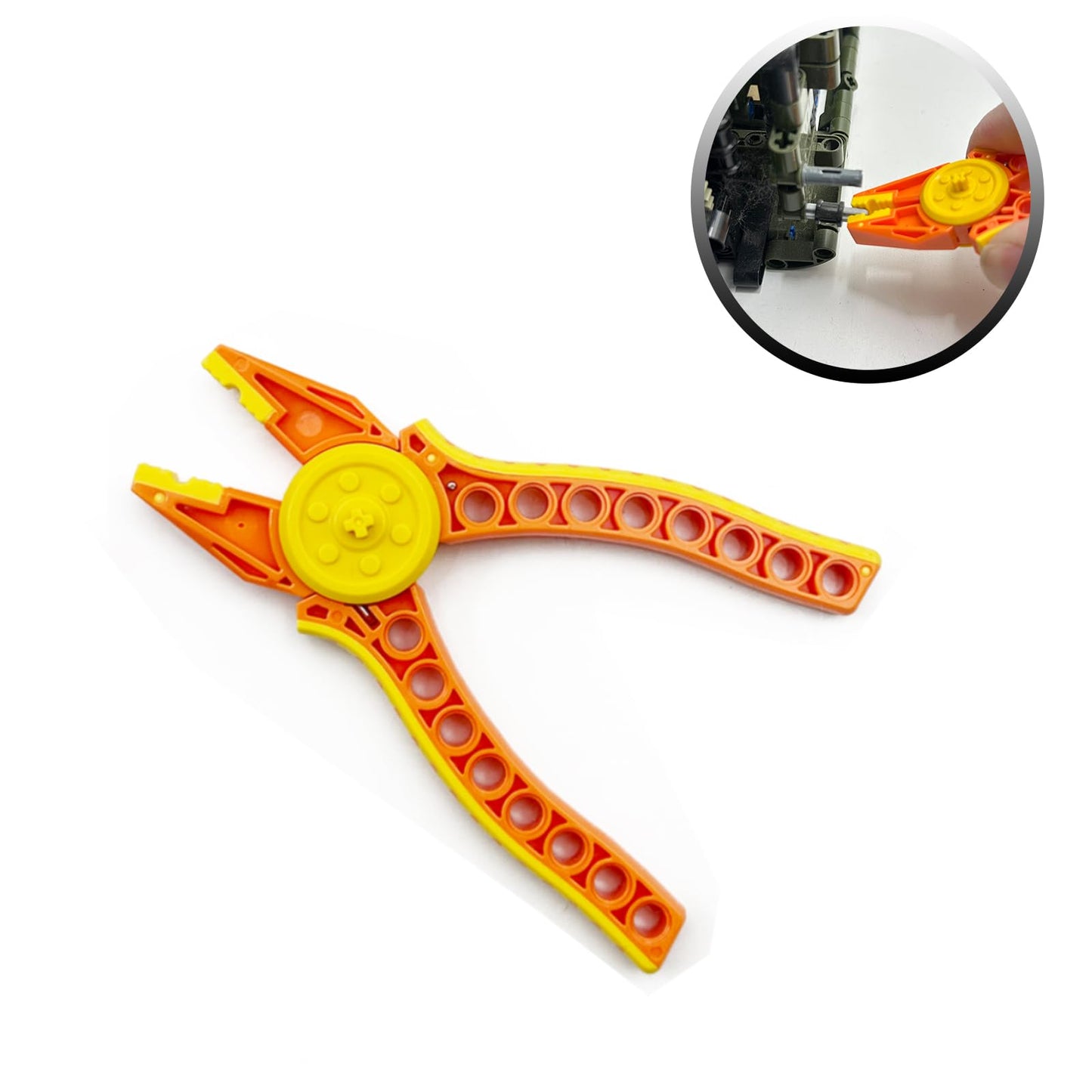 MOCBROPCS 4-in-1 Building Blocks Tool Kit – Pliers, Separator & Hammer for Technic Bricks