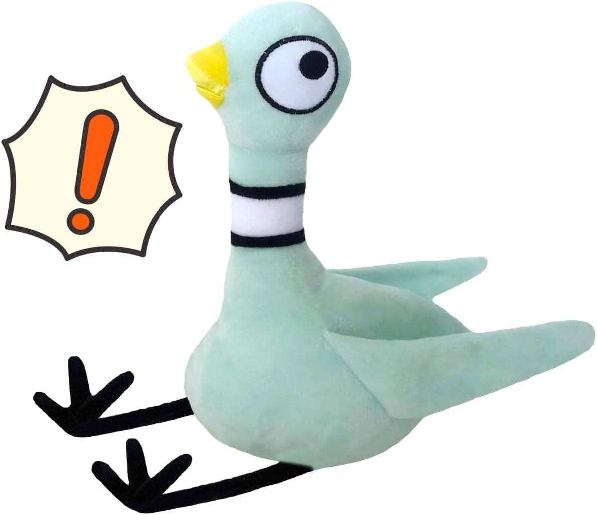 MOCHUJOM Pigeon Plush Toy 12-Inch — Inspired by Don't Let The Pigeon Drive The Bus
