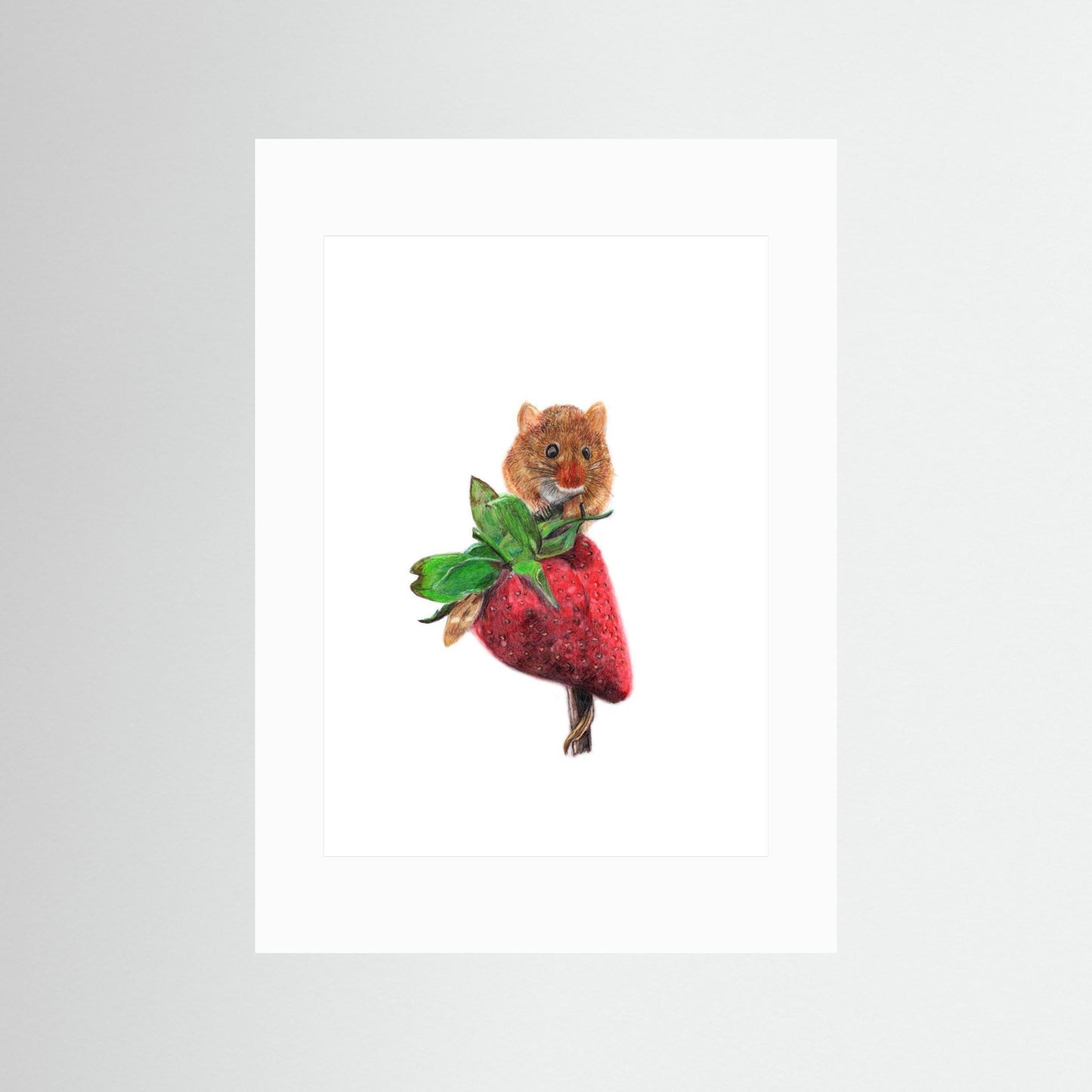 Field Mouse Woodland Art Print