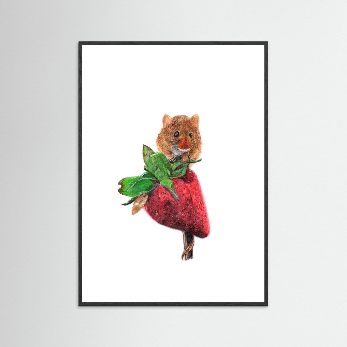 Field Mouse Woodland Art Print