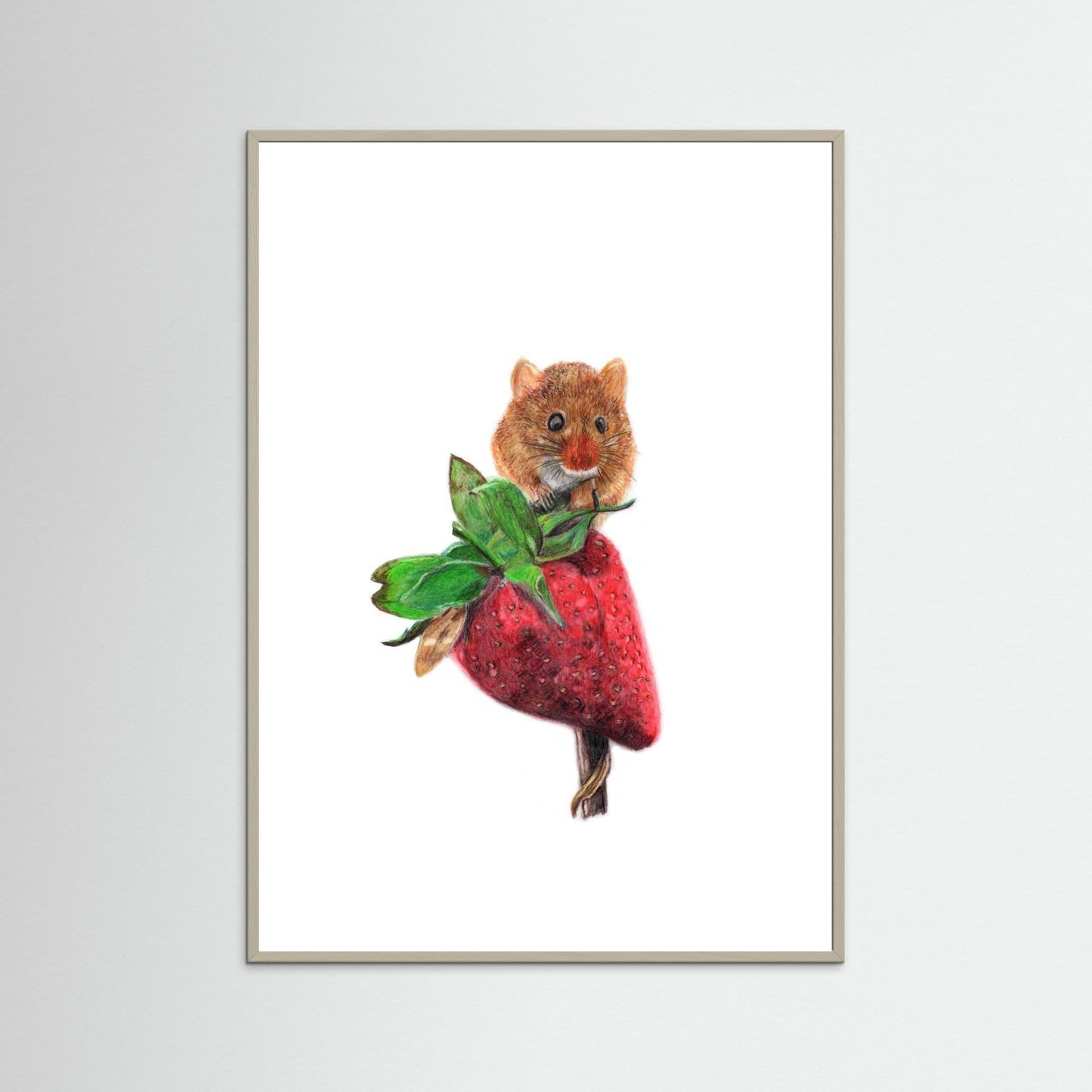 Field Mouse Woodland Art Print