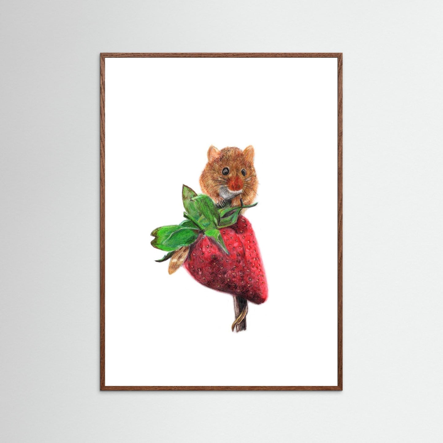 Field Mouse Woodland Art Print