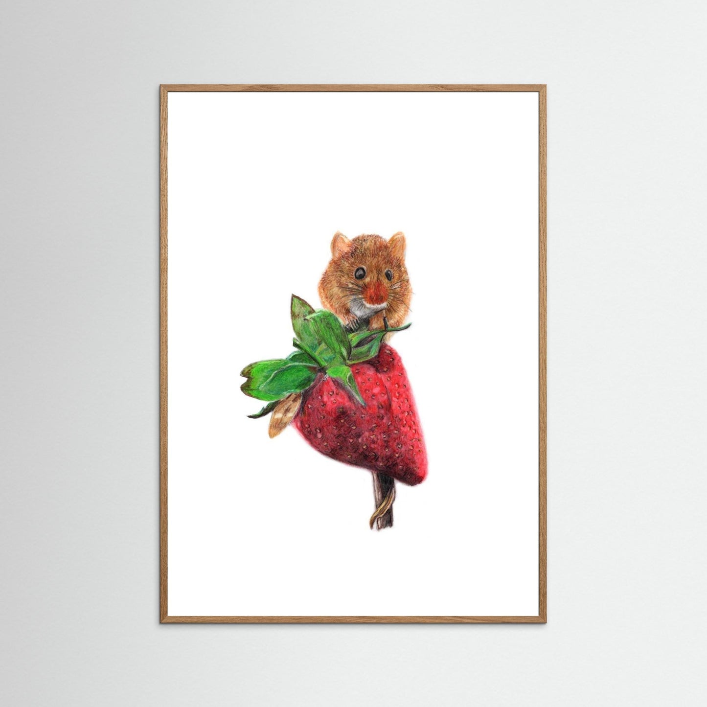 Field Mouse Woodland Art Print