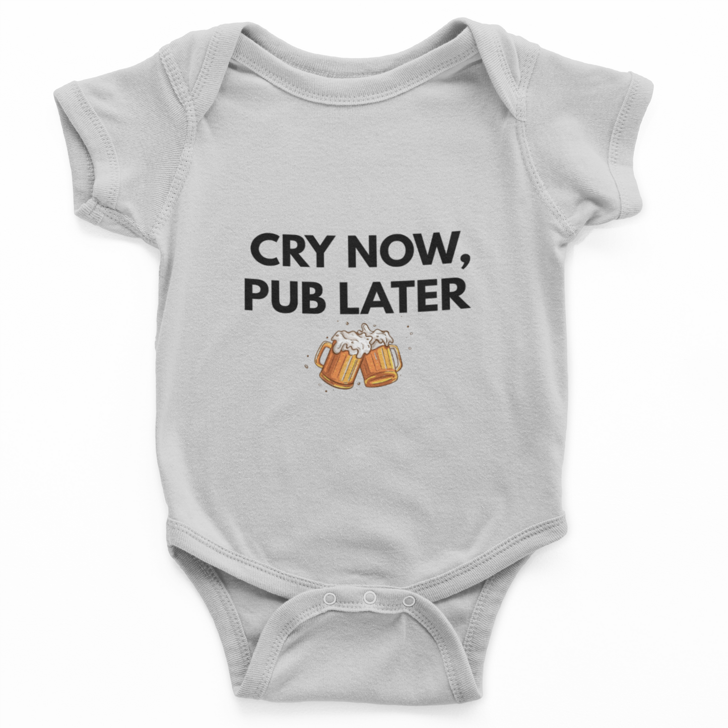 Cry Now Pub Later Baby Grow