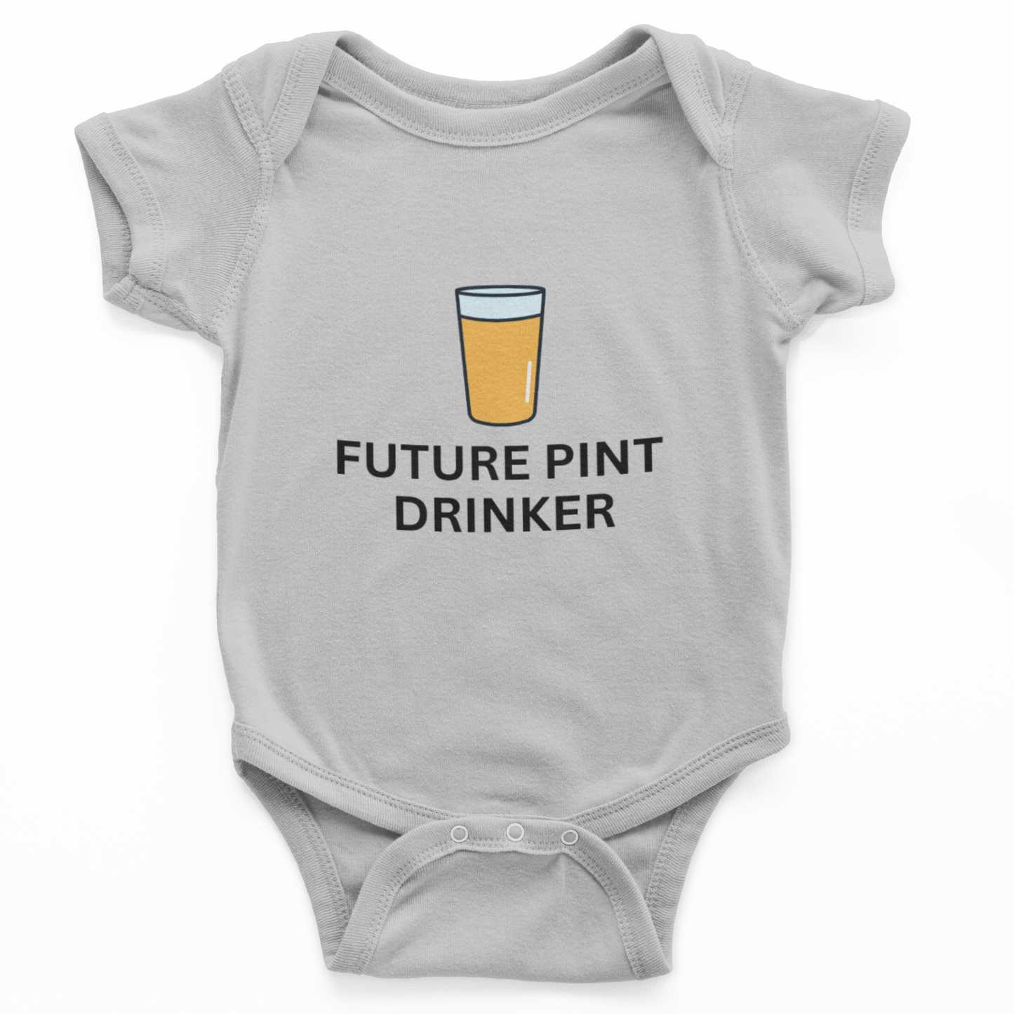 Future Pint Drinker Baby Grow