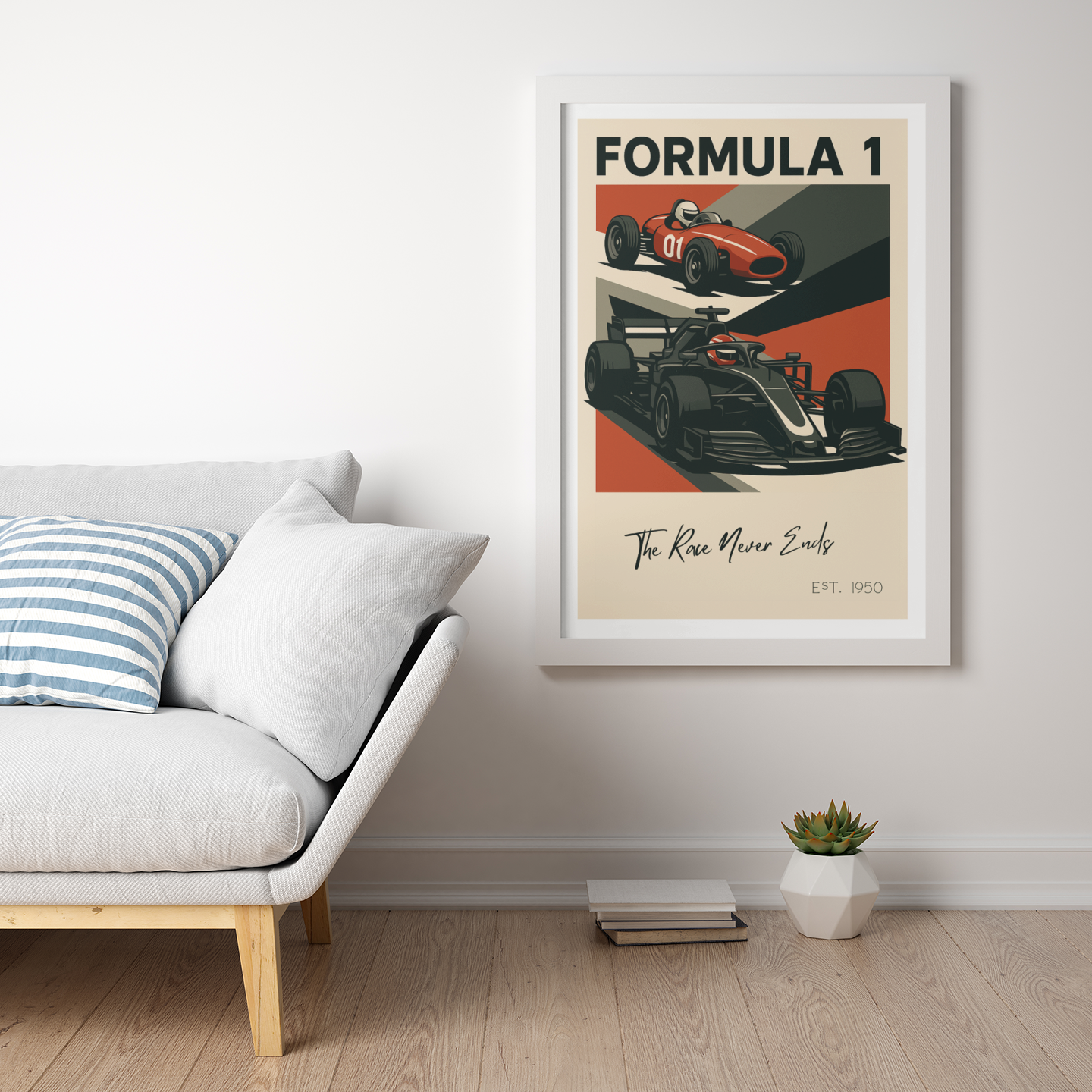 Vintage to Velocity – “The Race Never Ends” Poster