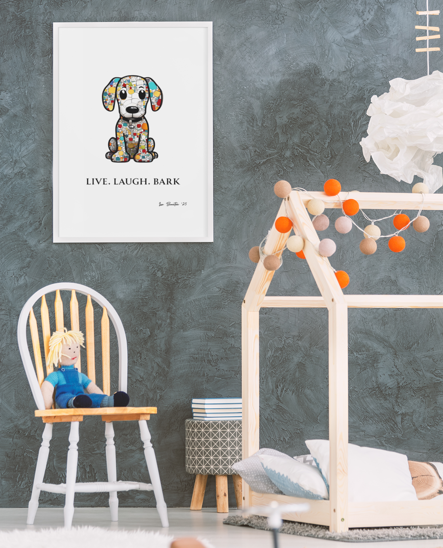 Dog Wall Art  - Live Laugh Bark