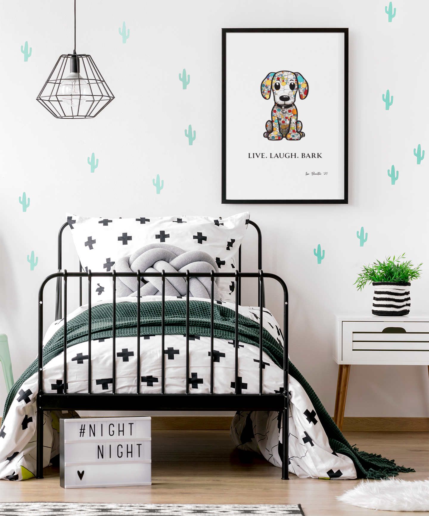 Dog Wall Art  - Live Laugh Bark