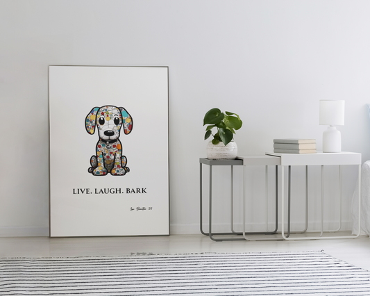 Dog Wall Art  - Live Laugh Bark