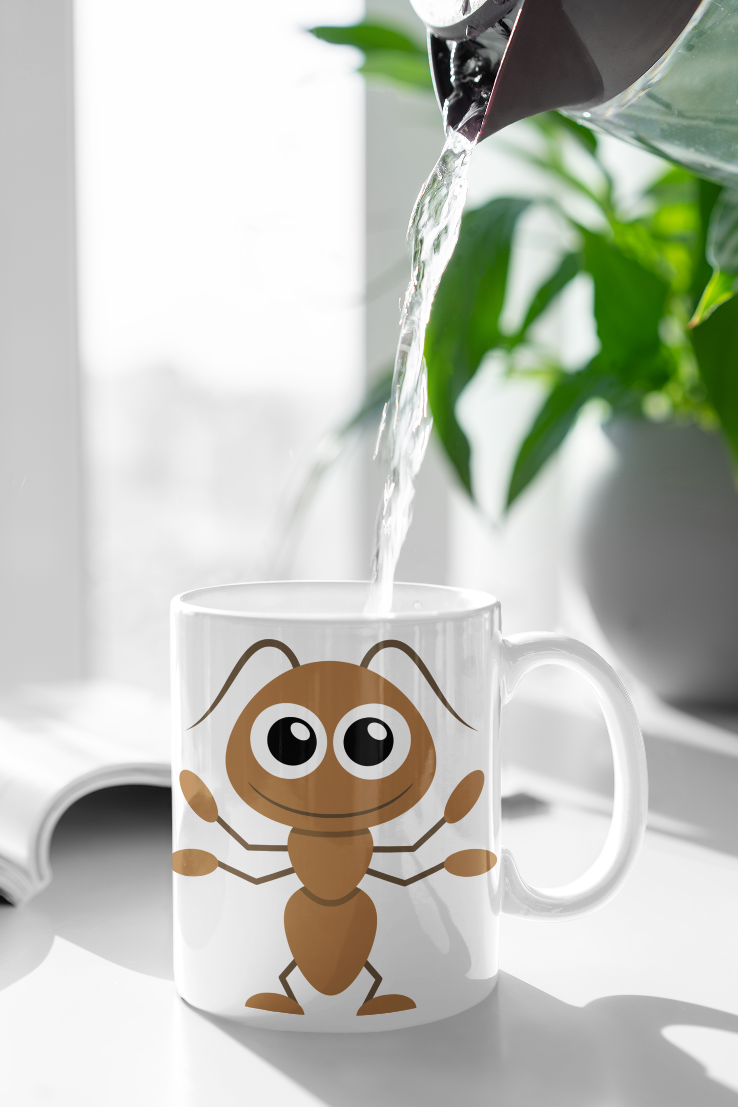 Adorable Ant Insect Personalised Your Name Gift Mug