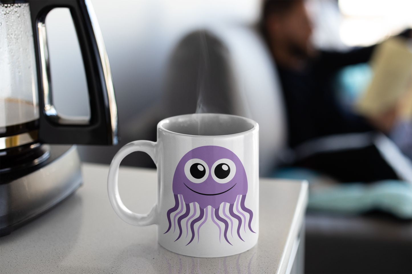 Adorable Shark Sea Animal Personalised Your Name Gift Mug