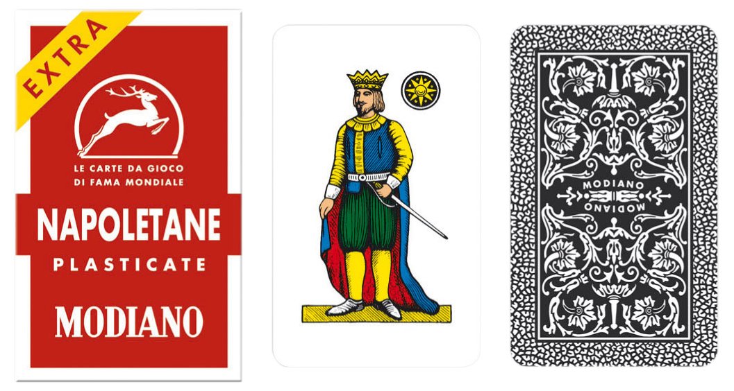 Modiano Napoletane 97/25: Authentic Neapolitan Italian Playing Cards