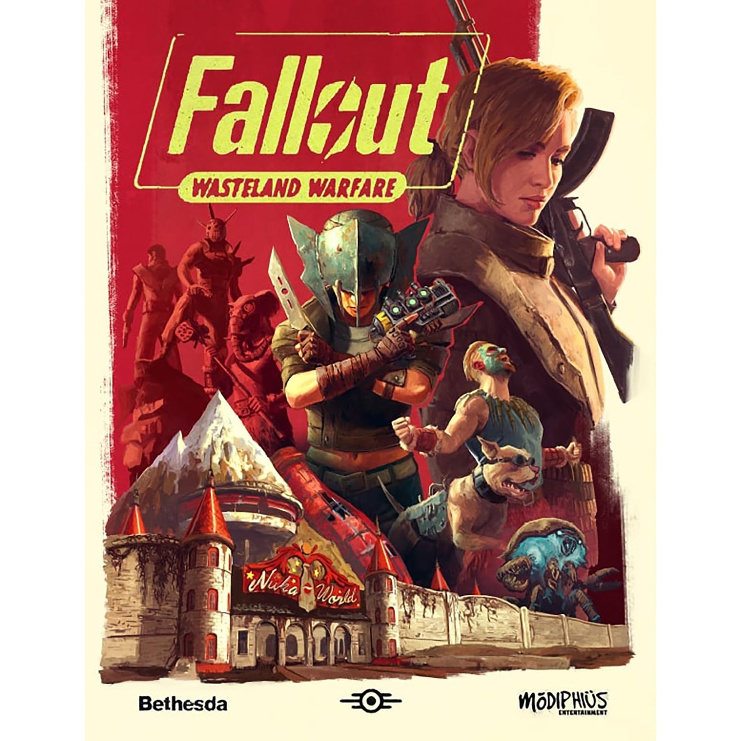 Modiphius Fallout: Factions – Battle for Nuka-World Starter Set | Tabletop Skirmish Miniatures