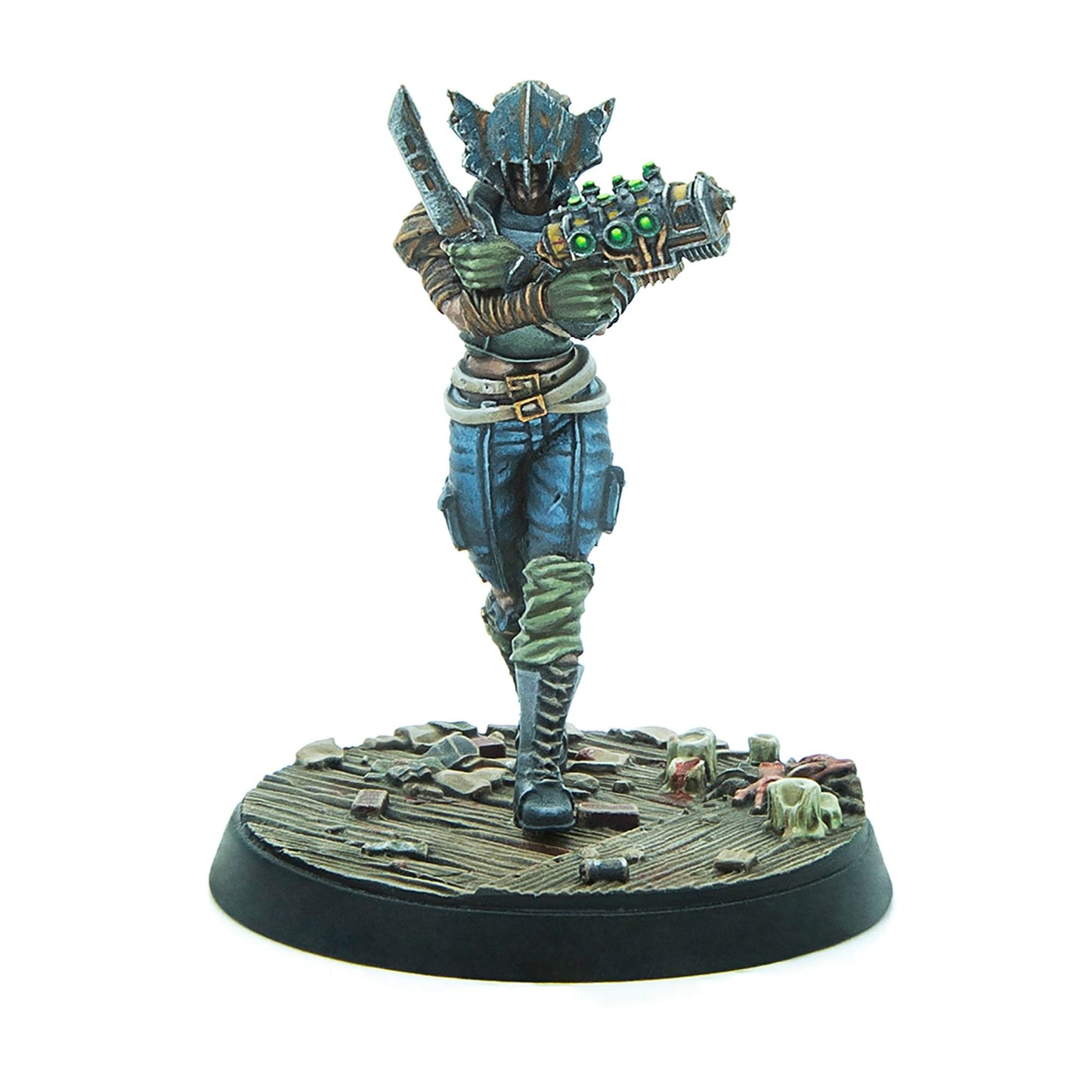 Modiphius Fallout Wasteland Warfare: Nuka World Disciples Leaders – 3 Resin Miniatures (Nisha, Dixie, Savoy)