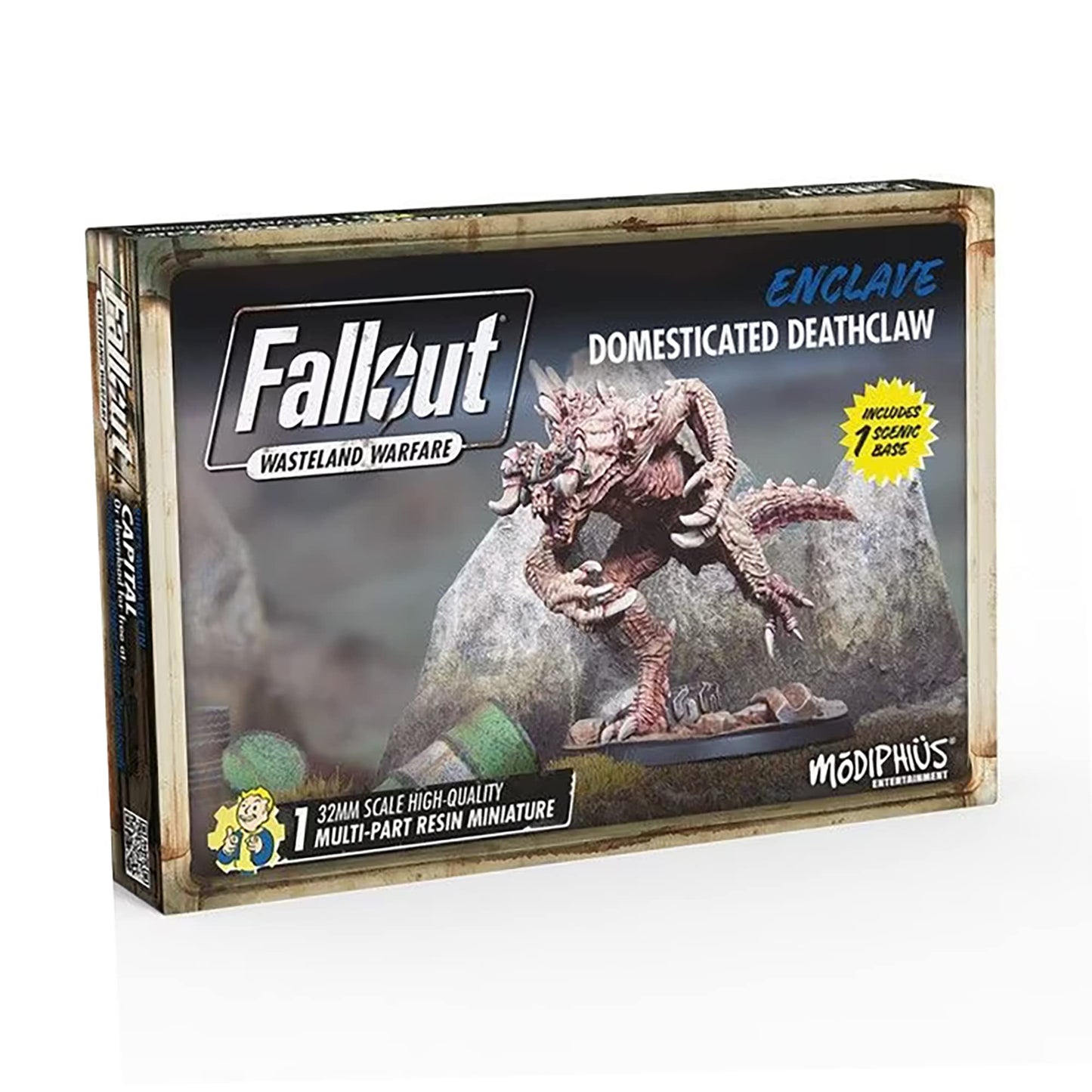 Modiphius Fallout Wasteland Warfare: Enclave-Domesticated Deathclaw Miniature (32mm) – Capital Wave