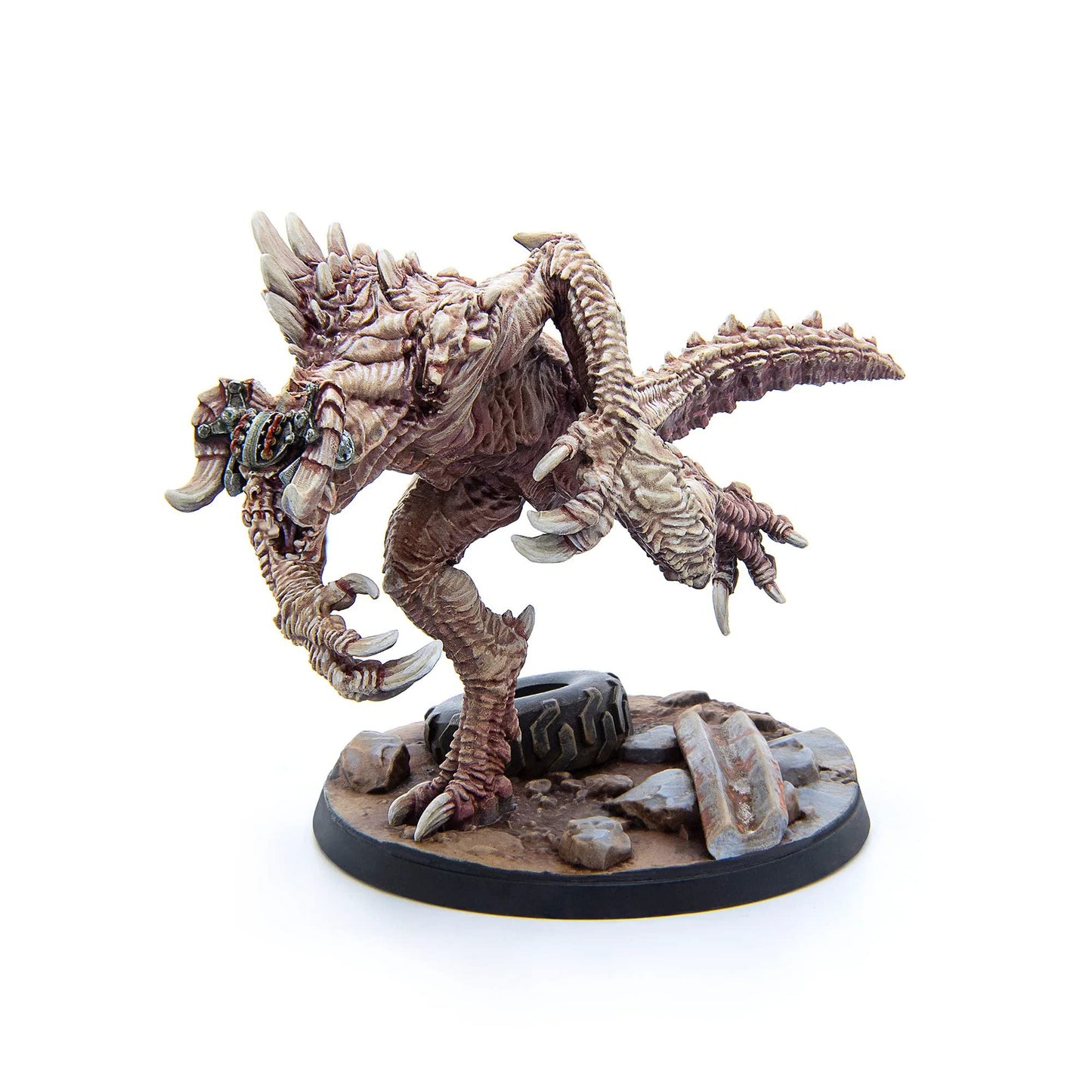 Modiphius Fallout Wasteland Warfare: Enclave-Domesticated Deathclaw Miniature (32mm) – Capital Wave