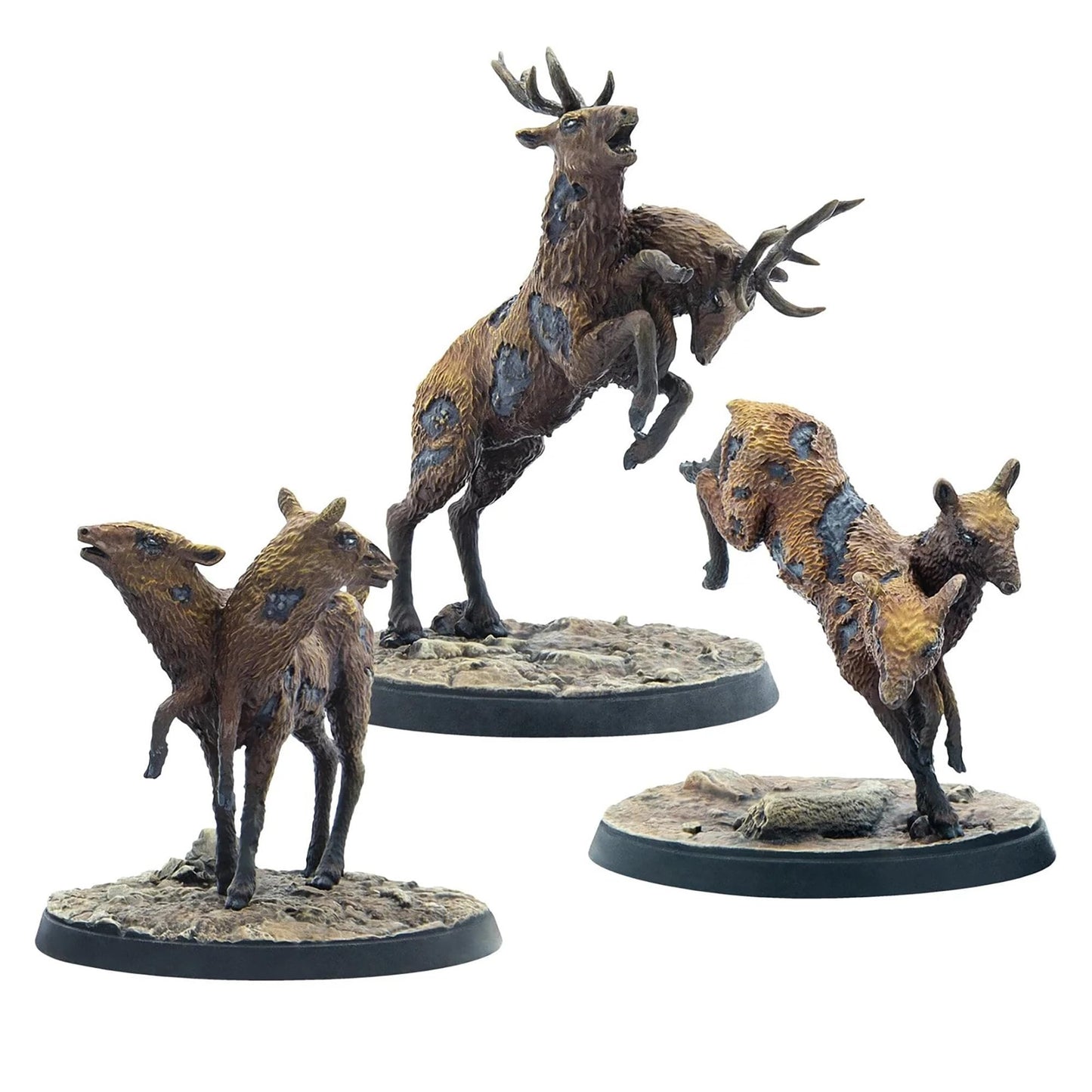 Modiphius Fallout: Wasteland Warfare – Radstag Herd Minis (3 Resin Figures)