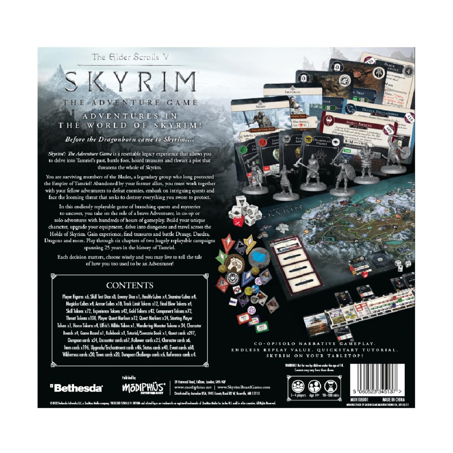 Modiphius The Elder Scrolls V: Skyrim – The Adventure Game | Co-op & Solo Questing