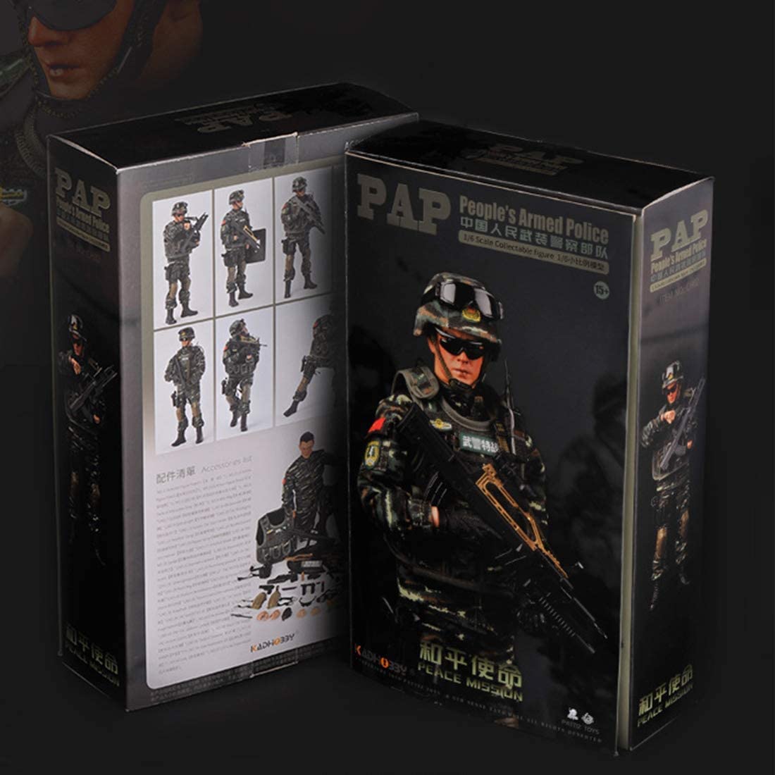 MoJyetli 1/6 Soldier Action Figure – Realistic Military Police Model with Accessories