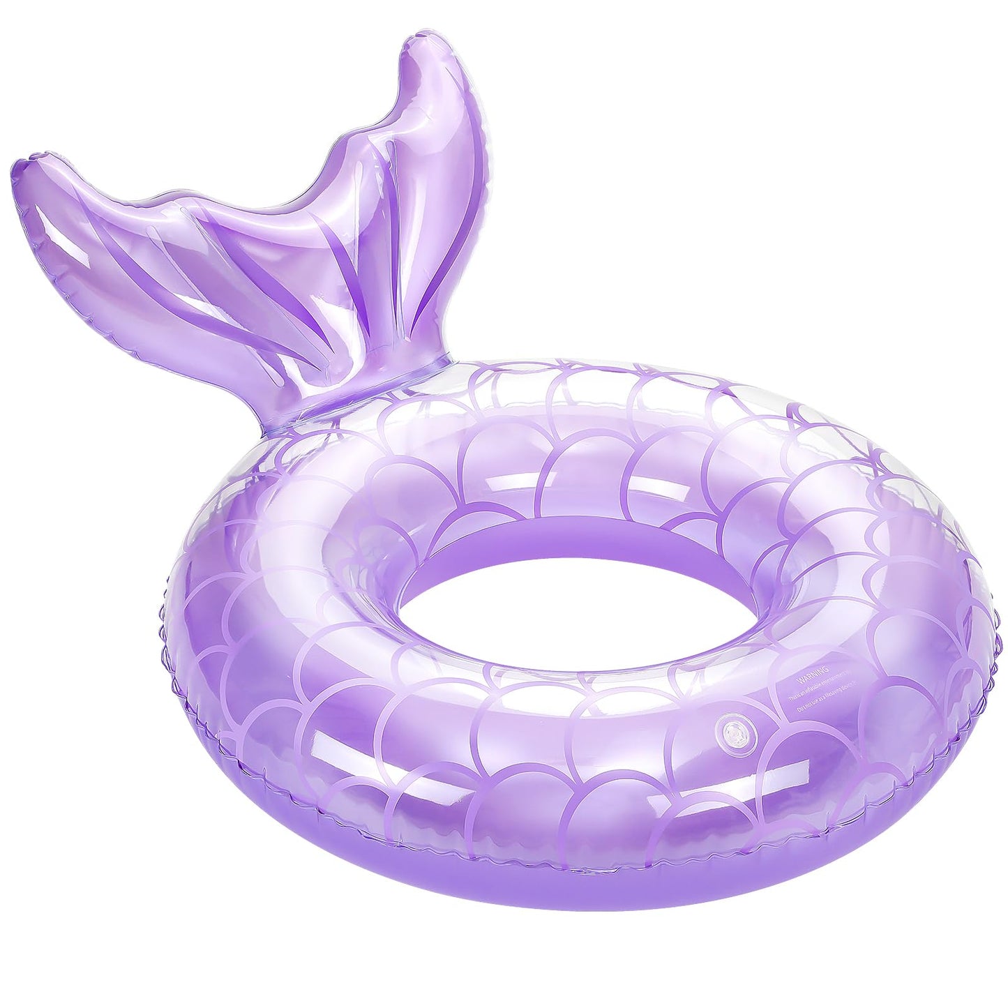 MoKo Inflatable Swimming Ring for Kids – Purple Pool Float with High Visibility & Durable PVC