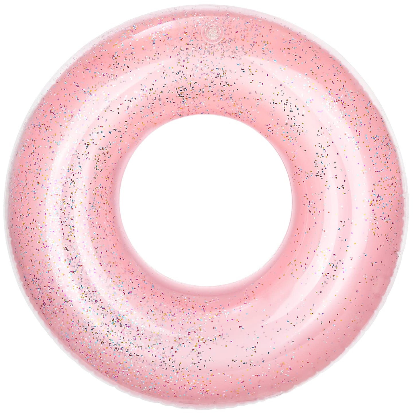 MoKo Glitter Rose Gold Swim Rings – 90cm Inflatable Pool Ring