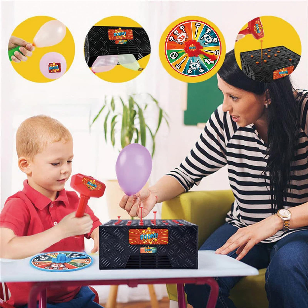 MoliDow Bang Popping Balloon Game – Family Party Fun for All Ages